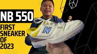 First Sneaker of 2023 New Balance 550! Comfort level is great