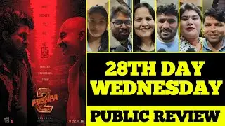 Pushpa 2 27th Day Wednesday Public Review Reaction and Talk in Hindi #alluarjun #pushpa2