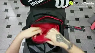 Mochila WMC200096 Preta e Prata Wilson 