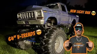 Устанавливаю V-образные протекторы на мой Mudtruck!! 😎(23.1x26 R1) 🇺🇸🔥