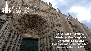 Domingo de Ramos. Paso de las cofradías de la jornada por el interior de la Catedral de Sevilla