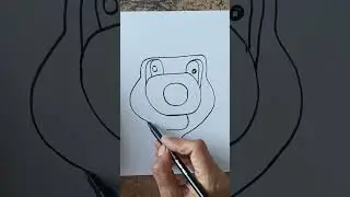 How to draw beautiful and easy lion 🦁face drawing with word lion