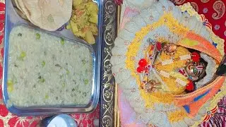😚Dekhiye maine khud apne laddu ji ke liye payara sa bhajan gaya aur bhog lagaya#radhakrishna🦚🦚🤌🙏🙏