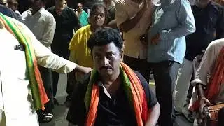 IN OUR HWPM COLONY GANESHA NIMAJJANAM TIME IN MAIN GATE AREA KOLATAM 