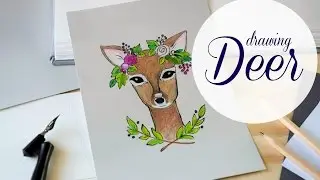 Let's Draw! Deer + Reindeer