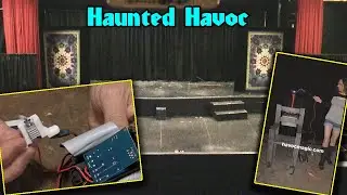 Behind the Screams of Haunted Havoc: Quirky Theater, Robot Lighting, and an Electric Chair!