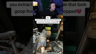don't touch my goop 😅 #carloscordovajr #arcraiders #goop #twitchclips #theburntpeanut #shorts