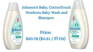 Johnson's Baby, CottonTouch Newborn Baby Wash and Shampoo with No More Tears