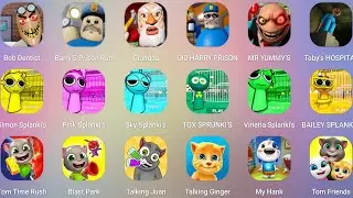ROBLOX: Bob The Dentist,Barry's Prison Run,Splanki's Prison Run,Tom Time Rush,Talking Juan,My Hank..