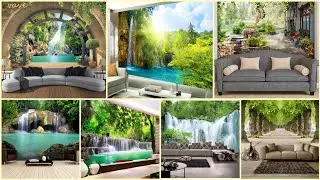 3D Nature Wallpaper for Wall / Wallpaper Designs For Living Room/ Wallpaper sticker/ Wallpaper/