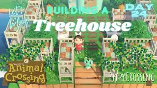 Treehouse Build for Mint | Let's Play Animal Crossing | Forestcore Island - Day 24