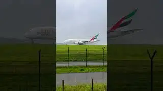 Emirates AirbusA380-861 MAN - DUB #airport #flight #manchester #airplane #flying #emirates #dubai