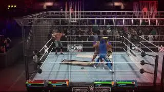 WWE 2K25 Motor gun, machinery.War games. Match.