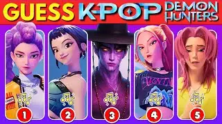 Guess Who&rsquo;s Singing? 🎤🔥 KPop Demon Hunters Movie Characters Quiz  | Huntrix, Saja Boys, Rumi, Jinu
