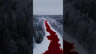 Blood River🤯😳, Russia#travel #destinations #explore #beautiful