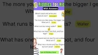 can you solve?One Riddle a Day 😊#kids #art #viral