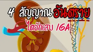 4 สัญญาณอันตราย ไตอักเสบIgA|ไตวาย|ไตอักเสบIgA|รู้ไว้จะได้ไม่ป่วย