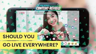 Should You Go Live Everywhere?  - Instagram Live and Facebook Live - Highlights - Content Review