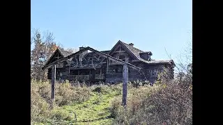 Abandoned Log Mansion - Log Mansion In The Woods - Forgotten Homes Ontario