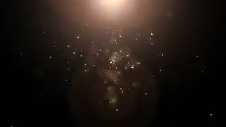 4k Golden Dust Particles Falling Relaxing Meditation Background Screensaver