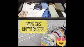 organizing kids clothes| simple closet organization ideas