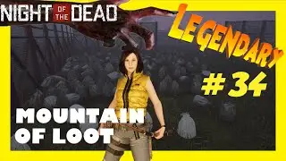 Mountain of Loot ! ▶️Legendary Wave #34 | Night of the Dead Gameplay | Tower Defense Traps