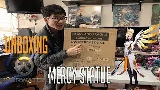 Overwatch Mercy Statue Unboxing