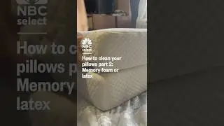 How to clean pillows part 2: Memory foam or latex