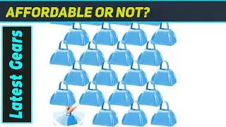 Zhengmy 24 Pcs Metal Cowbell Noisemakers: The Ultimate Cheering Solution!