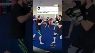 Islam Makhachev working on new skills 👀