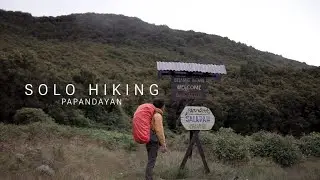 BERKEMAH DITEMPAT LIAT SUNRISE GUNUNG PAPANDAYAN GARUT | SOLO HIKING | ASMR