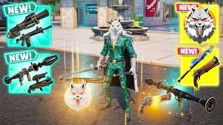 MARBLED GREEN FLETCHER KANE vs ALL MYTHICS AND EXOTIC GUNS IN FORTNITE ( NEW! Fortnite Chapter 6 )