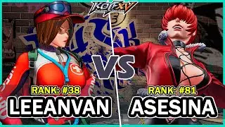KOF XV 🔥 Leeanvan (Isla/Whip/B.Jenet) vs Shermie Asesina (Athena/Leona/Shermie) 🔥 Steam