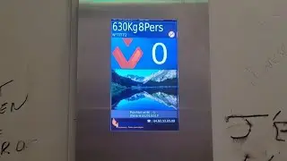 Vieil ascenseur mod. Perdigon avec du Sodimas en 2020 ! (📍Galerie Commerciale Serre-Chevalier, FR)
