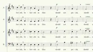 God So Loved the World, Stainer - Tenor Practice Track