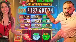 🔥@LadyLuckHQ  MADE ME PLAY DOUBLE CHILI MANIA EXTREMO! 🌶️🌶️ JACKPOT HEAT! 💰🎰