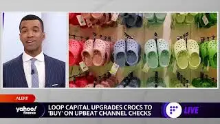 Crocs stock wavers after Loop Capital upgrades shares to Buy