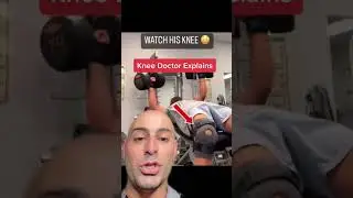 MYSTERIOUS Knee Injury in Gym Explained in Slow Motion #shorts