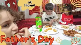 Father&rsquo;s Day Celebration with Oreo Biscuit Cake 🎂 | RAHA Kids Surprise Baba !R.A.H.A VLOGs