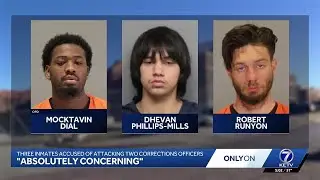 'Absolutely concerning': Three inmates accused of attacking 2 Douglas County Corrections officers
