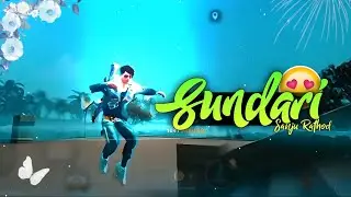 Sundari - Sanju Rathod 💕 Free Fire Montage 🥰 | Free Fire Status | Free Fire Ka Gana | Free Fire Song