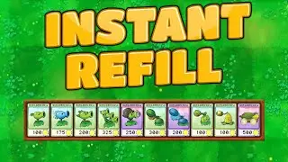 INSTANT REFILL Cheat for Plants vs. Zombies