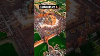 One of largest Hindu Temple 🛕|#akshardham #swaminarayan #india #hinduism #culture#