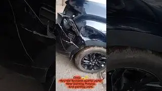 Creta Hyundai Accident Quarter Panel New Dainting Prosess  Painting Car working 🚗 #viral #shortvideo