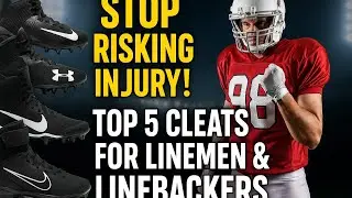 “STOP RISKING INJURY! 🔥 Top 5 Football Cleats for Linemen & Linebackers That Dominate Every Snap!”
