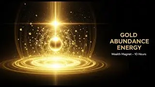 🔴Gold Abundance Energy | Wealth Magnet Frequency for Money Attraction (10 Hours Nonstop)