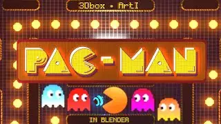 PAC-MAN FEVER - clip in blender