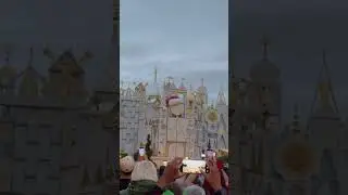 Small World Holiday 2025 Light ceremony #smallworld #disney #disneyland #california #christmas