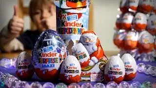 Kinder Surprise Christmas, Big Kinder Maxi Egg and Kinder Santa Claus