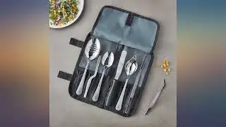 Mercer Culinary Professional Chef Plating Kit, 8 Piece, Black, Stainless Steel review